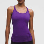 Lululemon  Ebb to Street Tank Top *Light Support, B/C Cup College Purple Size 12 Photo 0