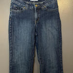 Lee  Slender Secret Jeans Womens 8 Dark Wash Bootcut Stretch Denim Mid Rise Photo 0