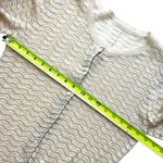 Lurex Cream/Metallic Gold Knit Cable Cardigan Photo 6
