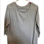 Betsey Johnson  performance grey slouchy shirt size medium Photo 0