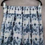 Time and Tru Tie Dye Wide Leg Pants Blue Boho Lounge Beach Pull On Flowy Medium Photo 5