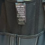 Corset Story Underbust Latex Corset Adjustable Black Size 28 Waist Cincher Photo 4