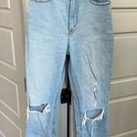 Abercrombie & Fitch Curve Love Ultra High Rise Ankle Straight Jeans Photo 1