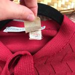 Givenchy Vintage 1980’s  sport red neck‎ tie sweater Photo 4