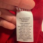 Liz Claiborne  Red Long Sleeve V-Neck Top Photo 4