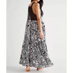 Free People  Tiers For You Tiered Lace Sleeveless Floral Maxi Slip Dress Size XS Photo 3