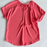 Pink Rose Coral Shirt Sz Sm Photo 0