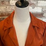 Lush Clothing Lush Rust Orange Satin Twist-Front Crop Top Size M NWT Photo 4