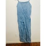 A.P.C. Blue Denim 100% Cotton Stonewash Tie Back Loose Fit Jumpsuit Size 38 Photo 3