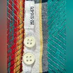 Cabin creek Vintage  plaid and floral grannycore button down collared tank S pet Photo 8