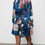 ZARA NWT Satin Effect Short Jumpsuit Floral Print Photo 1