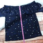 Modcloth NWT leota Aurora blouse in galaxy‎ star print Photo 6