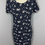 Barbour New Babour Harewood Print Dress in Navy Coastal Print US 8‎ Photo 0