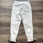 Alice + Olivia  White Women's Ankle Jeans High Waist Cropped Ankle Tie Denim 28 Photo 4