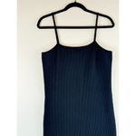 House of Harlow  1960 Womens Dress Black Mini Tank Bodycon Fitted Ribbed Large Photo 3