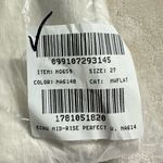 Madewell  Mid-Rise Perfect Vintage Jeans Women's 27 Cream Tapered Mom NWT Photo 11