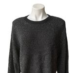 Rag and Bone Jubilee Metallic Ribbed-Knit Sweater, Sz L Photo 9