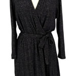 Bobeau Studio B By  Wrap Dress Cloud Jersey Black Size XL NWT Photo 0