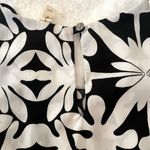 Tyche  Black White Spaghetti Strap Swing Cami Tiered Top Matching Shorts Set SM Photo 8