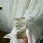 Free People  Shea Solid Mini Dress in Ivory M Photo 13