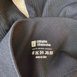 Amazon Women's Black High-Waisted Shorts from Size Large Ribbed Photo 3