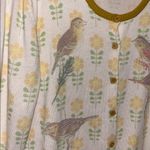 Vintage Bird and Flower Cardigan Sweater Size M Photo 3