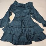 Tularosa  Flora Dress in Teal XXS Photo 14