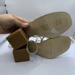 Raye NWOB  Womens Voyage Heel Suede Square Toe Wrap Up Ankle Tie Size 7 E9 Photo 5