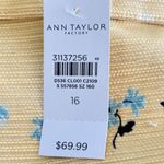 Ann Taylor Factory Mini Skirt Womens 16 Yellow Ditsy Floral Print Boho Cottage Photo 4