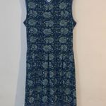 Max Studio Women's Sleeveless Blue Floral Dress Size Large Photo 1