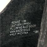 Steve Madden Irenee Black Suede Ankle Strap Block Heel Size 10 Photo 9