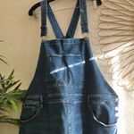 Ava & Viv  ripped knee Denim jean jumpsuit overalls (Size 26W)-stretchy Photo 0