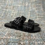 Ancient Greek Sandals Melia Woven Braided Leather Sandals in Black Size 6 Photo 2