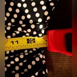 London Times Black & White Polkadots Midi Short Sleeves Empire Dress Waist SZ 8 Photo 10