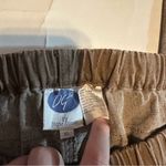 Diane Gilman Brown Casual Pants  VTG Elastic Waist Bootcut Flare XL Photo 2