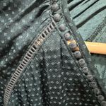 Hinge Emerald green bohemian 70’s retro XS dress Photo 7