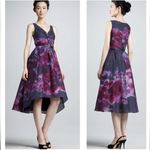 NEIMAN MARCUS & LELA ROSE For Target Purple Silk Blend Tulle Lined Dress sz 8 Photo 1