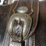 American West Brown Leather Tote Bag Photo 5