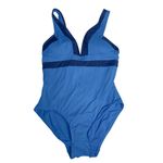 DKNY Blue One-Piece Swimsuit Size 10 NWT Photo 1
