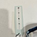 The Bikini Lab NWT  Blue Floral Halter Bikini Top - Size Small Photo 3