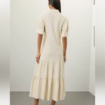 Marissa Webb Tie Waist Linen Dress Size 16 Black Photo 1