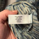 Lane Bryant  Plus Size 26 Aqua Spacedye Button-Front Cardigan Sweater Photo 5