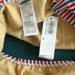 Old Navy  Red White Blue Striped Bikini Bottoms Textured NWT Medium Swim July 4th Photo 3