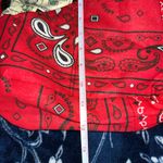 Handmade  Sling Back Strap Bandana Money Backpack Photo 8