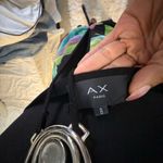 AX Paris  Black Dress with Floral Accents Photo 4