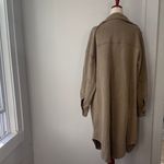 Pilcro and the Letterpress  Tan Coat Women’s Duster Button Up Oversized Medium Photo 1