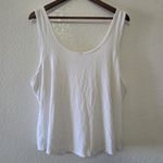 Soma  Cool Nights Shelf Bra Ribbed Tank Brami XXL White Photo 3