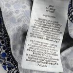 Boden Estella Jersey Jumpsuit Blue Micro Floral Smocked Waist & Sleeves Size 2P Photo 10