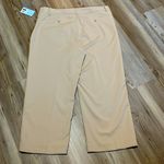 Lady Hagen  Club Crop Core Golf pant Tan Size 8 NWT Straight leg Stretch Pockets Photo 2