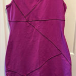 Athleta Women's  Sleeveless Bodycon Tank Dress Pink With Zipper Pocket Size Small Photo 0